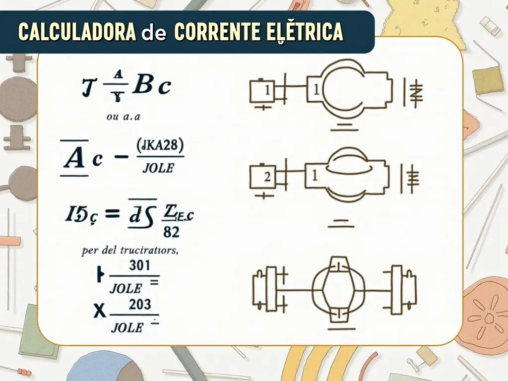 Como Se Calcula Corrente Elétrica